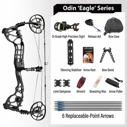 Odin "Eagle" Series: Tactical Dual-Purpose Compound Bow - Package
